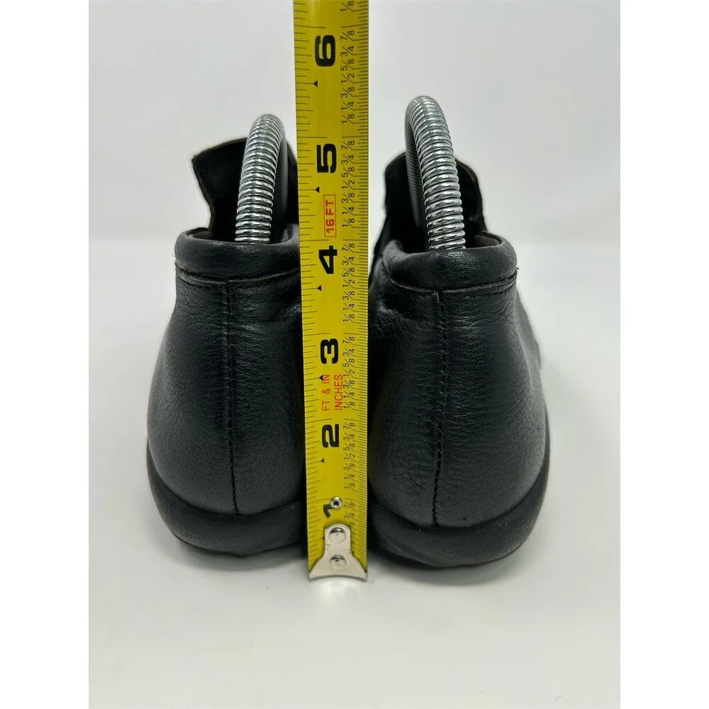 Naot Terehu Womens Black Leather Slip-On Comfort Ankle Booties Size 38